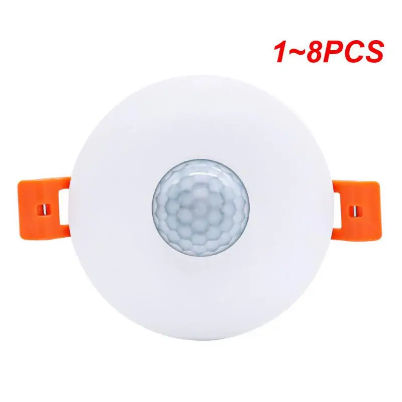 

1~8PCS CoRui Infrared PIR Sensor Switch 110-220V Human Body Detector Embedded Concealed Staircase Motion Detection Ceiling