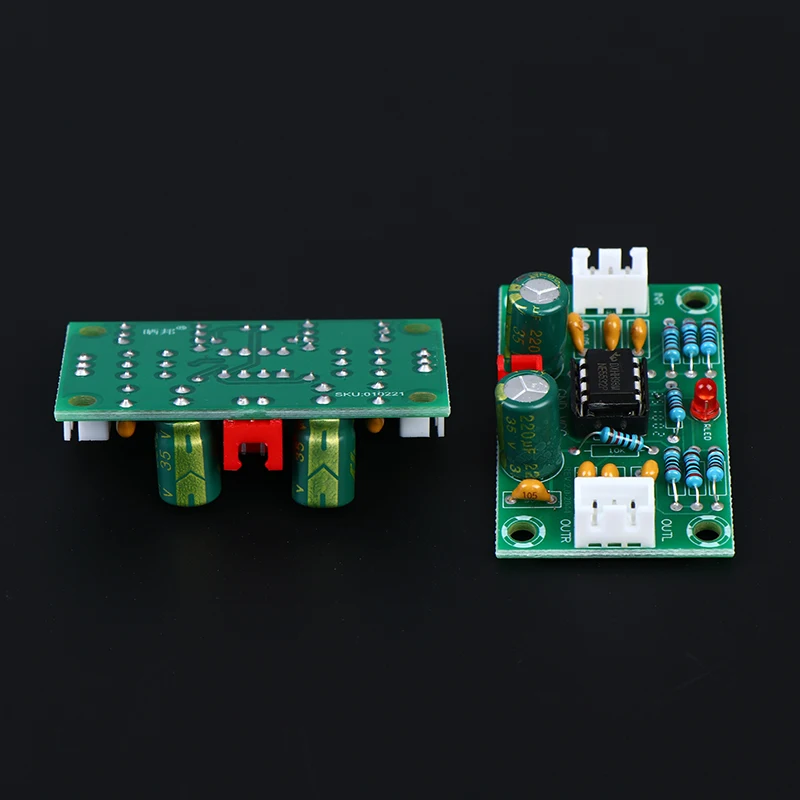 2/4/6Pcs XH-A902 NE5532 Audio Preamplifier Board Module DC 12V-24V Digital Tone Control Amplifier Front Board