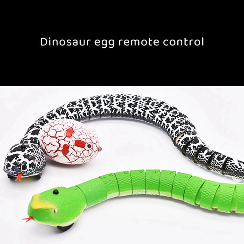 RC Animal Snake Toys Remote Control Electric Snake Rattlesnake Toy Child Kids Children Funny Novelty Trick Mischief Gift 2023