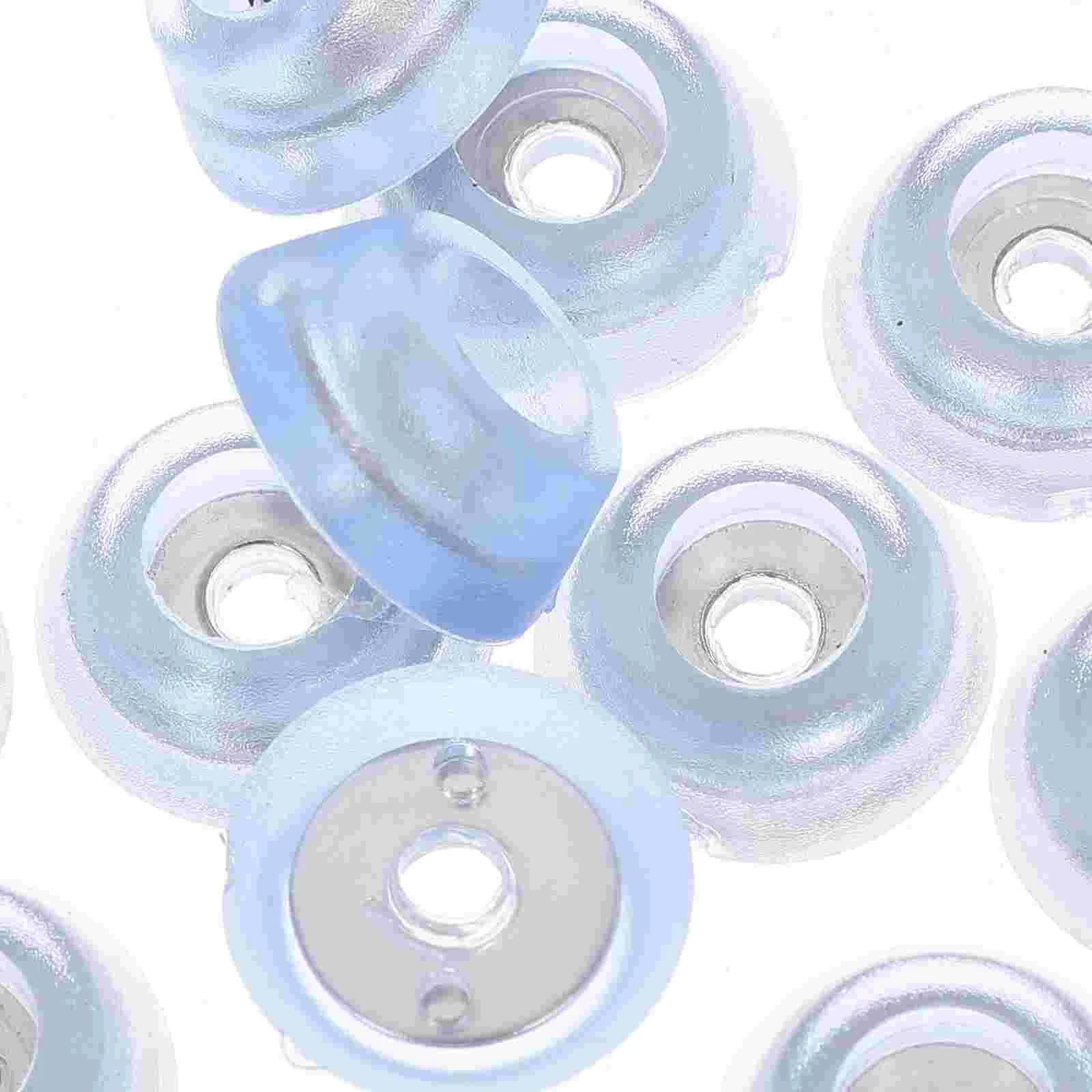 Soft Rubber Anti-slip Mats Clear Feet Round Cutting Board with Stainless Screws