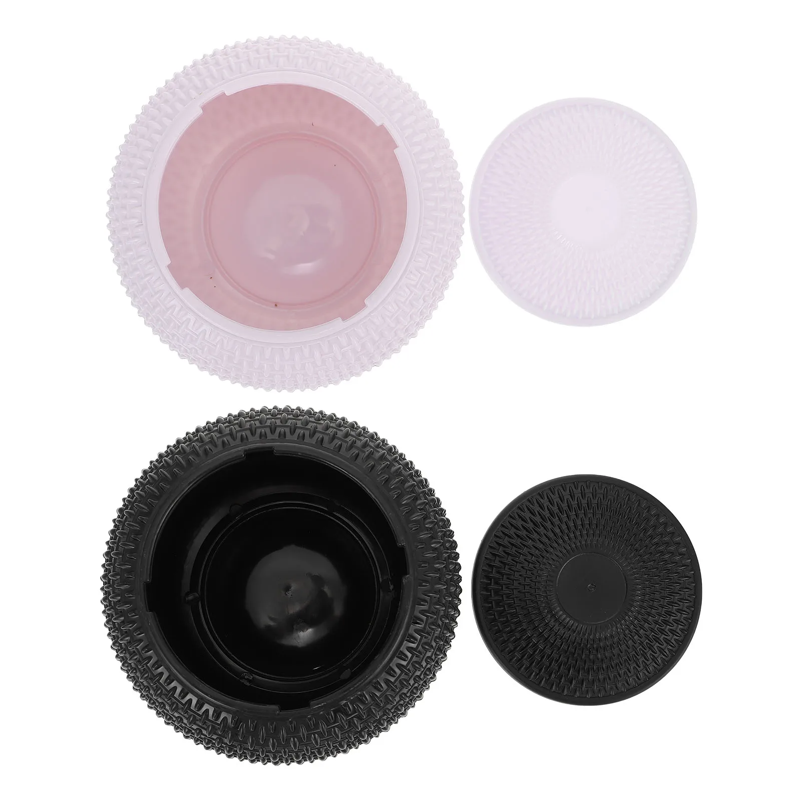 

2Pcs Go Chess Piece Storage Boxes Sturdy Plastic Containers Compact Lightweight Organizer for Chess Players Students Gift