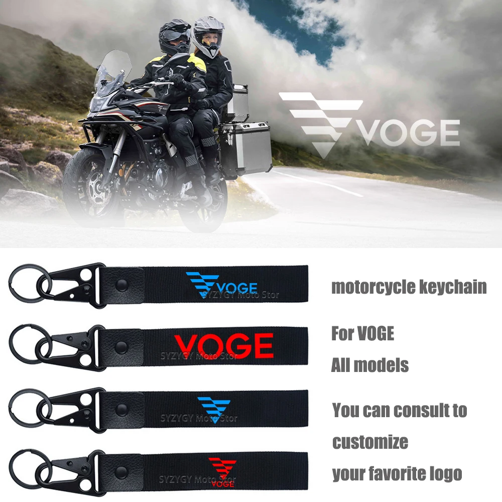 For VOGE voge Motorcycle keychain metal keychain Customized lanyard for motorcycle keys key hawk beak