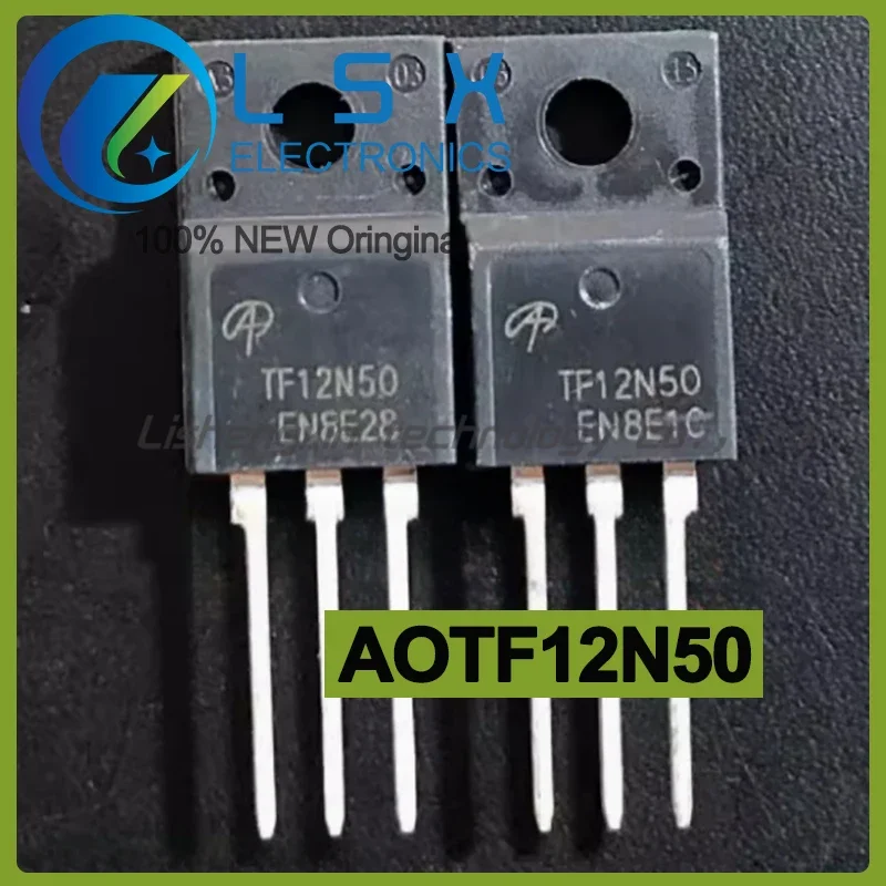 10pcs AOTF12N50 TF12N50 500V 12A TO-220F New and Original