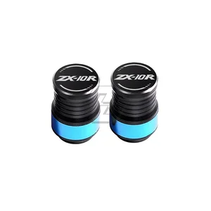 Pneu válvula tampas para Kawasaki, motocicleta acessórios, aro cobre, ZX-10R, ZX10R 8 principais vendas ponteira kawasaki zx10r - №8