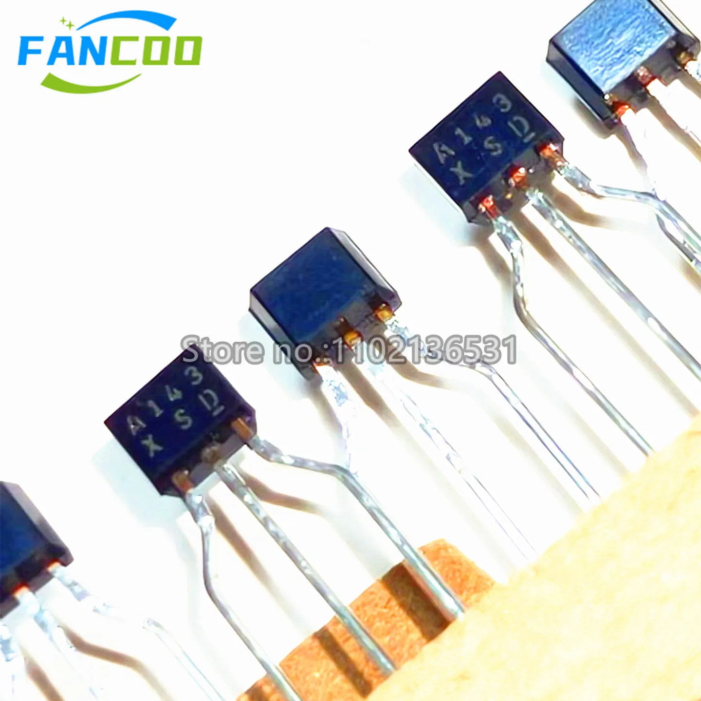 10pcs DTA143XS A143XS TO-92S PNP Digital Transistor TO-92S 50V 100mA Built-in Bias Resistor Switching Transistor