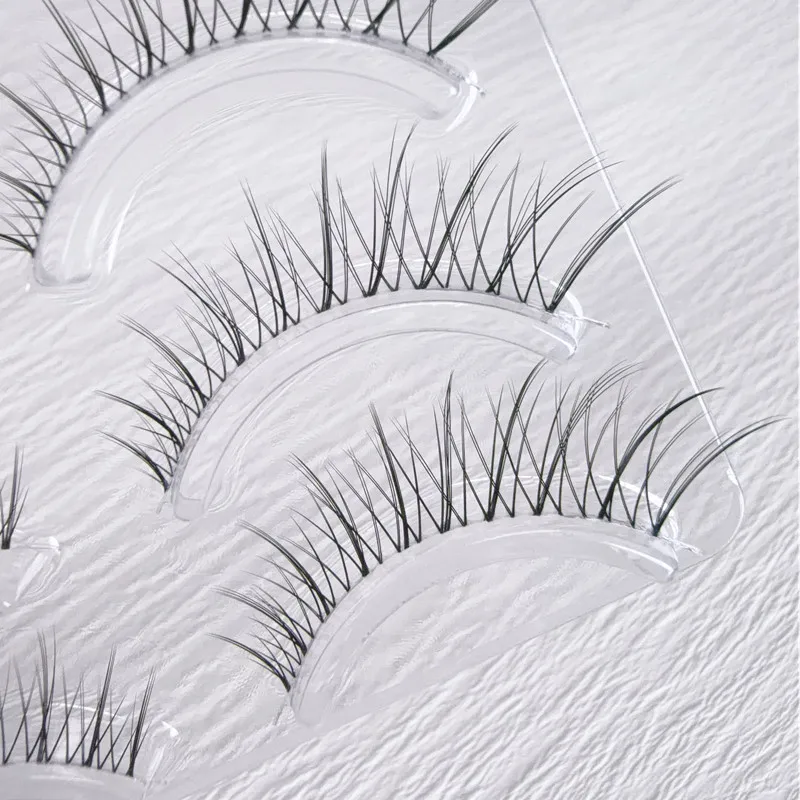 YOKPN Girl group fox supernatural false eyelashes Mom's natural feeling, slanting fly, no makeup, imitating eyelashes 5 pairs