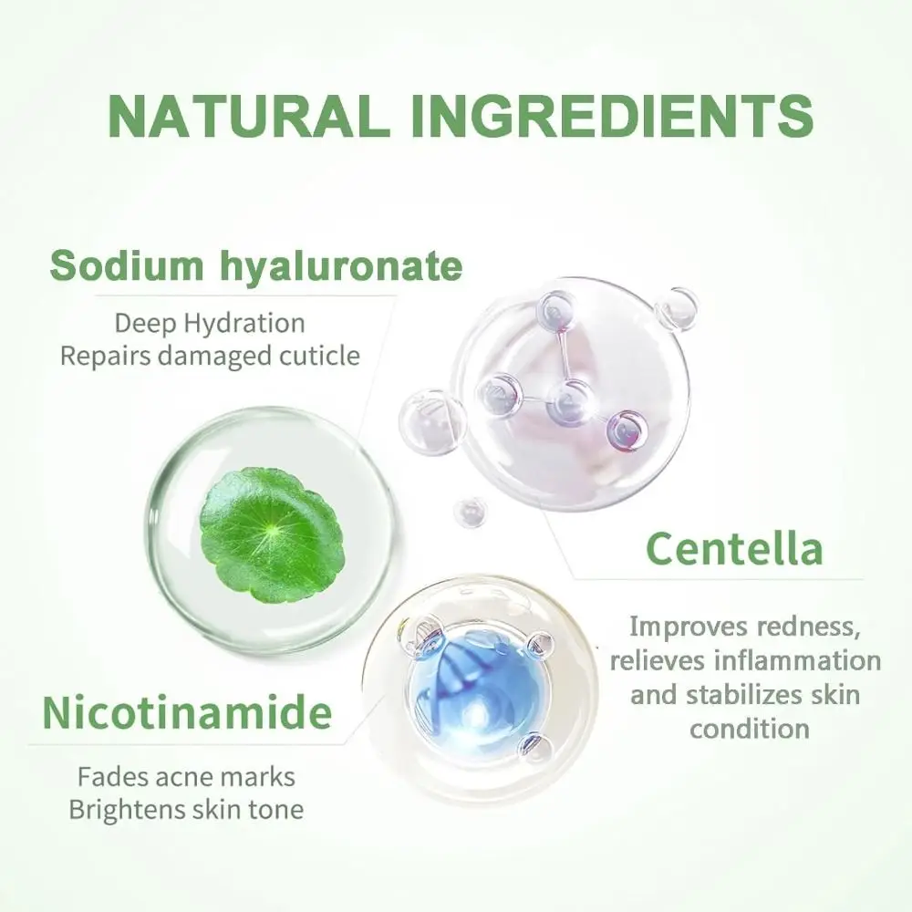 Facial Tinted Sunscreen SPF60 Sun Cushion Oil-Free Moisturizing & Soothing Face BB Cream Natural Dewy Long-Lasting