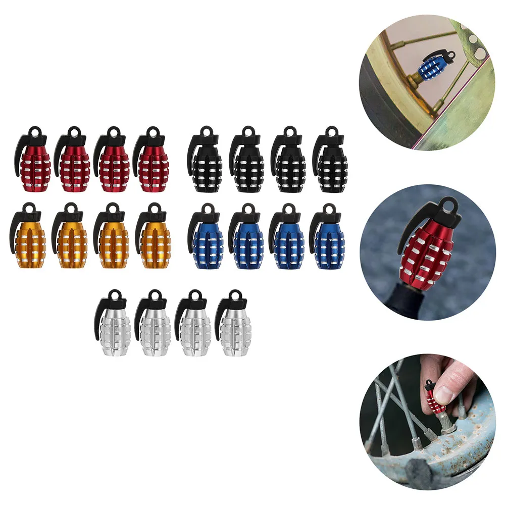 

20 шт. Премиальные алюминиевые резиновые колпачки для автомобильных шин, универсальные заглушки для вентилей, защита от протечек, защита от дождя и пыли