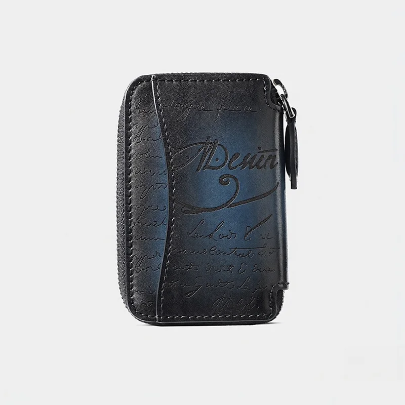 DIMY 2026 new key bag men's leather large capacity key storage cowhide multifunctional car key storage bag