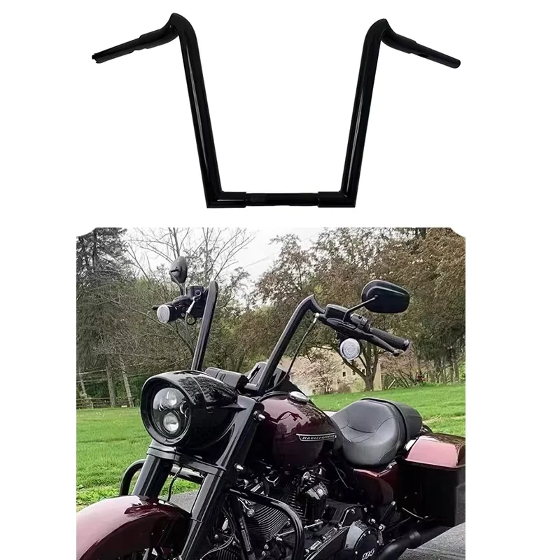 

Motorcycle Ape hanger handlebars32mm modified bar 14 inches for the Harley 883 1200 Street Fighter Soft tail Breakthrough Dana