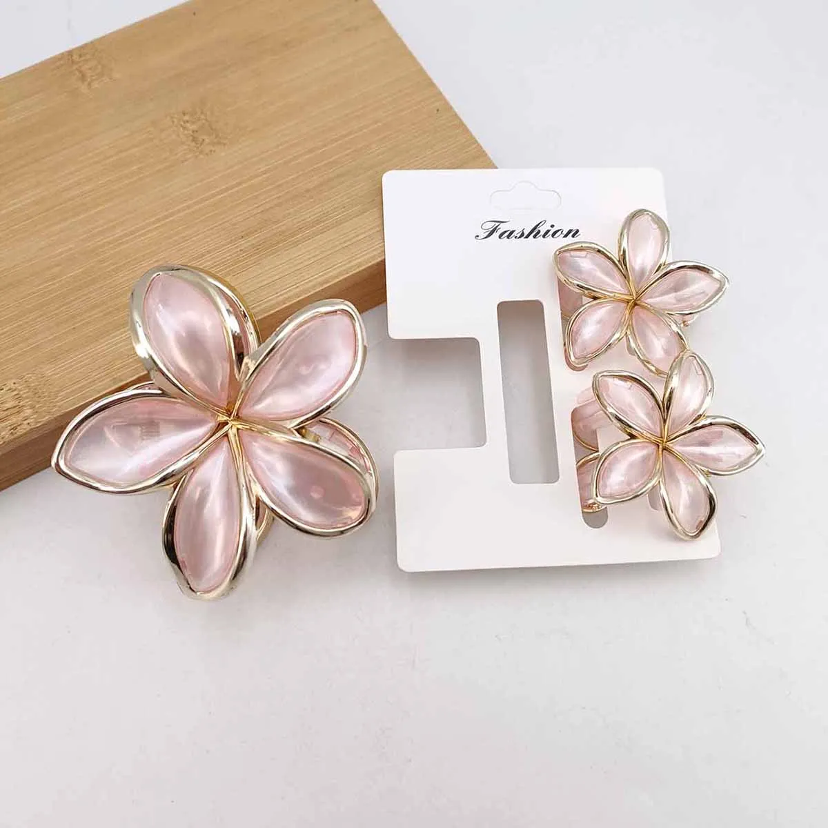 3/9 Teile/satz Blume Haar Clips Frauen Strand Urlaub Haar Klaue Stilvolle Shopping Kopfbedeckungen Weibliche Haar Zubehör – Detail 8