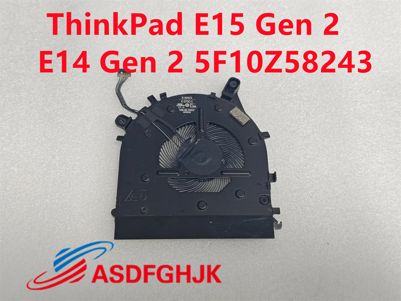 

Для Lenovo ThinkPad E14 Gen 2/E15 Gen 2 Вентилятор охлаждения процессора Радиатор FRU: 5F10Z58243