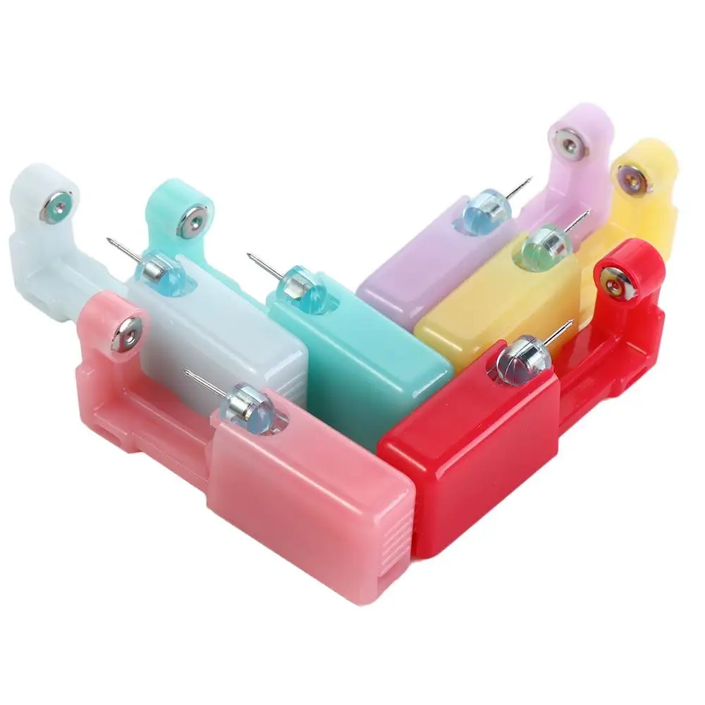 مع ترصيع الأذن الأنف المعقمة لا الألم الزنمة المتاح الأنف الأذن ثقب أداة القرط آلة ثقب اللولب الصلب ثقب