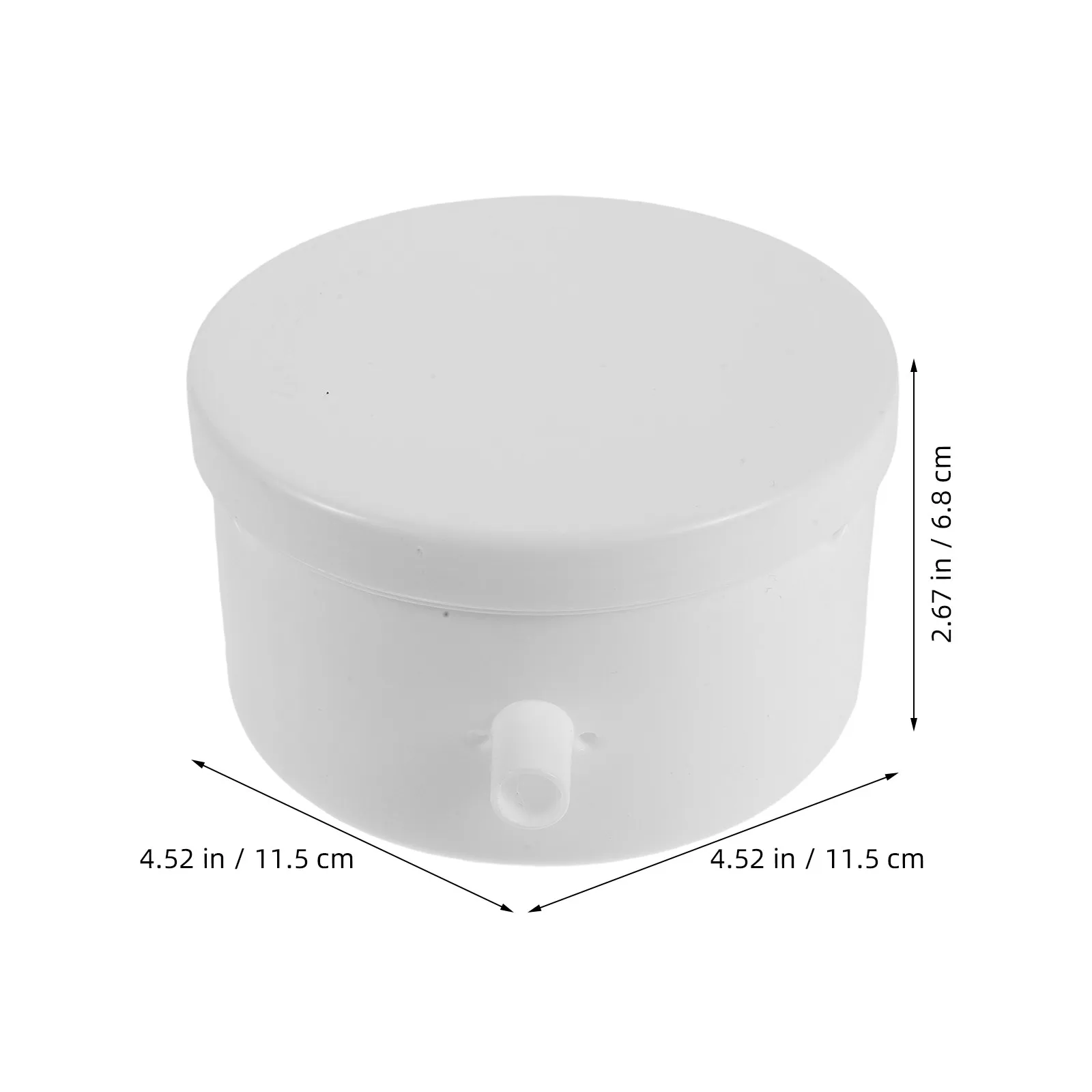 Portable Sauna Steam Aroma Case Plastic Diffuser Box for Home Steam Sauna Replacement Hose Parts Spa Accessories 4.5x4.5x2.7in