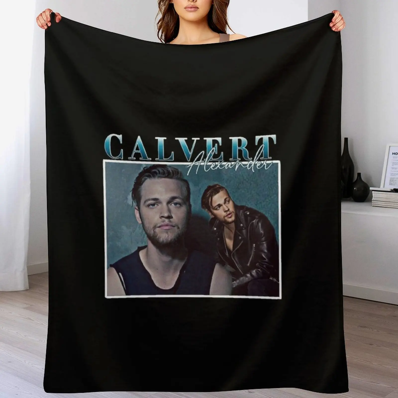 

Alexander Calvert Retro Throw Blanket Luxury Brand Soft Beds blankets and throws halloween Blankets