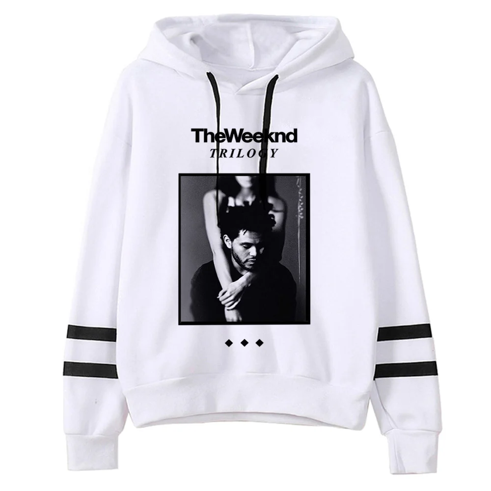 the Weeknd hoodies women gothic streetwear aesthetic Fleece tracksuit Hood women Korean style pulls