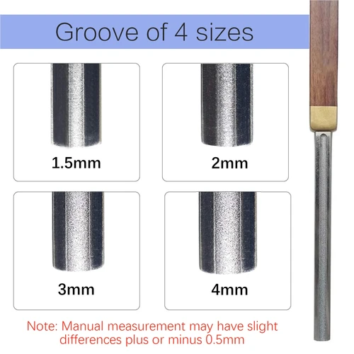 Imagen 2 del producto Lima De Traste De Guitarra De Diamante, Accesorio Extra Estrecho, Medio Y Ancho, 4 Bordes Con 2 Piezas De Protector De Diapasón