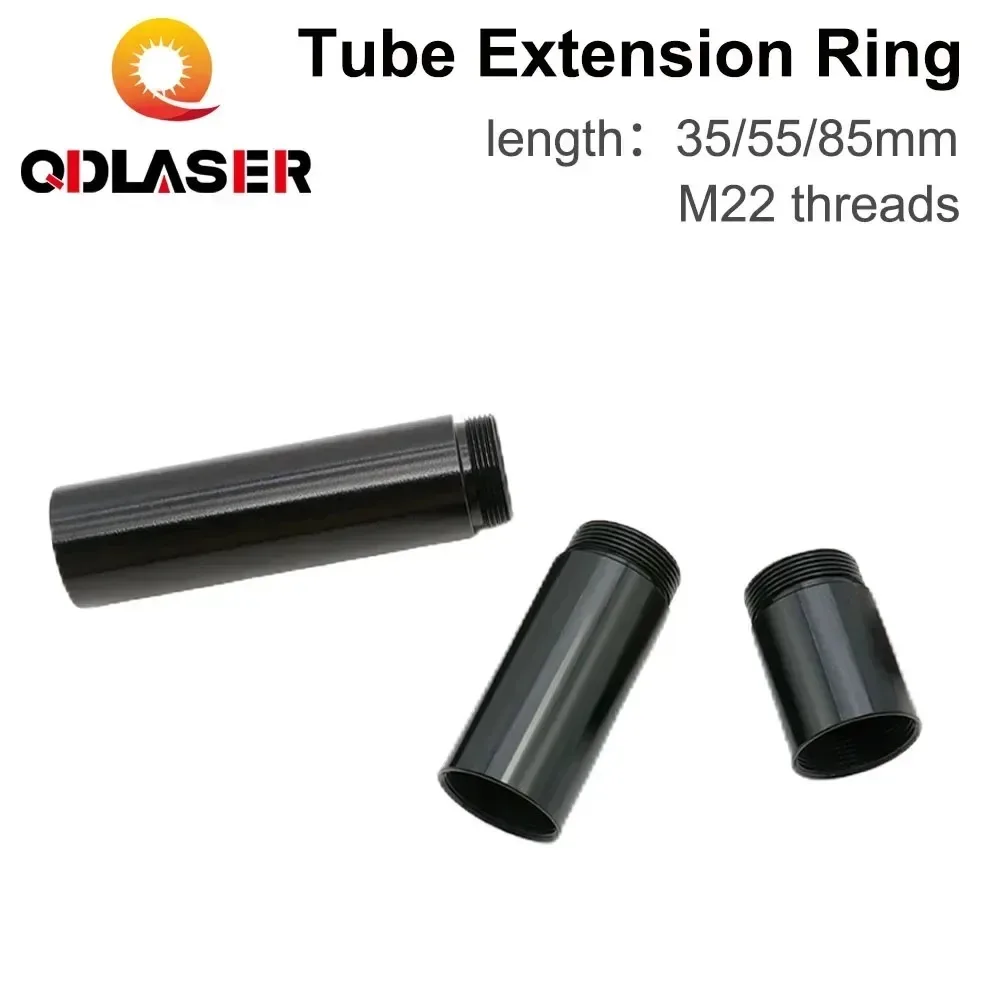 QDLASER CO2-Verlängerungsrohr, Verlängerungsring-Set, Laserkopf, Außendurchmesser 24 mm, Linsenrohr für CO2-Laserschneid- und Graviermaschine – Detail 6