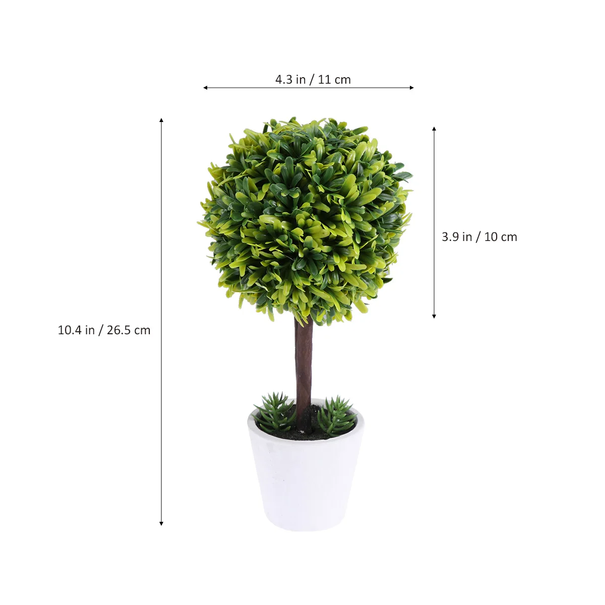 

Artificial Grass Ball Potted Plant Fake Bonsai Decoration Simulation Green Plants Home Artificial Flower Bonsai Topiary Grass