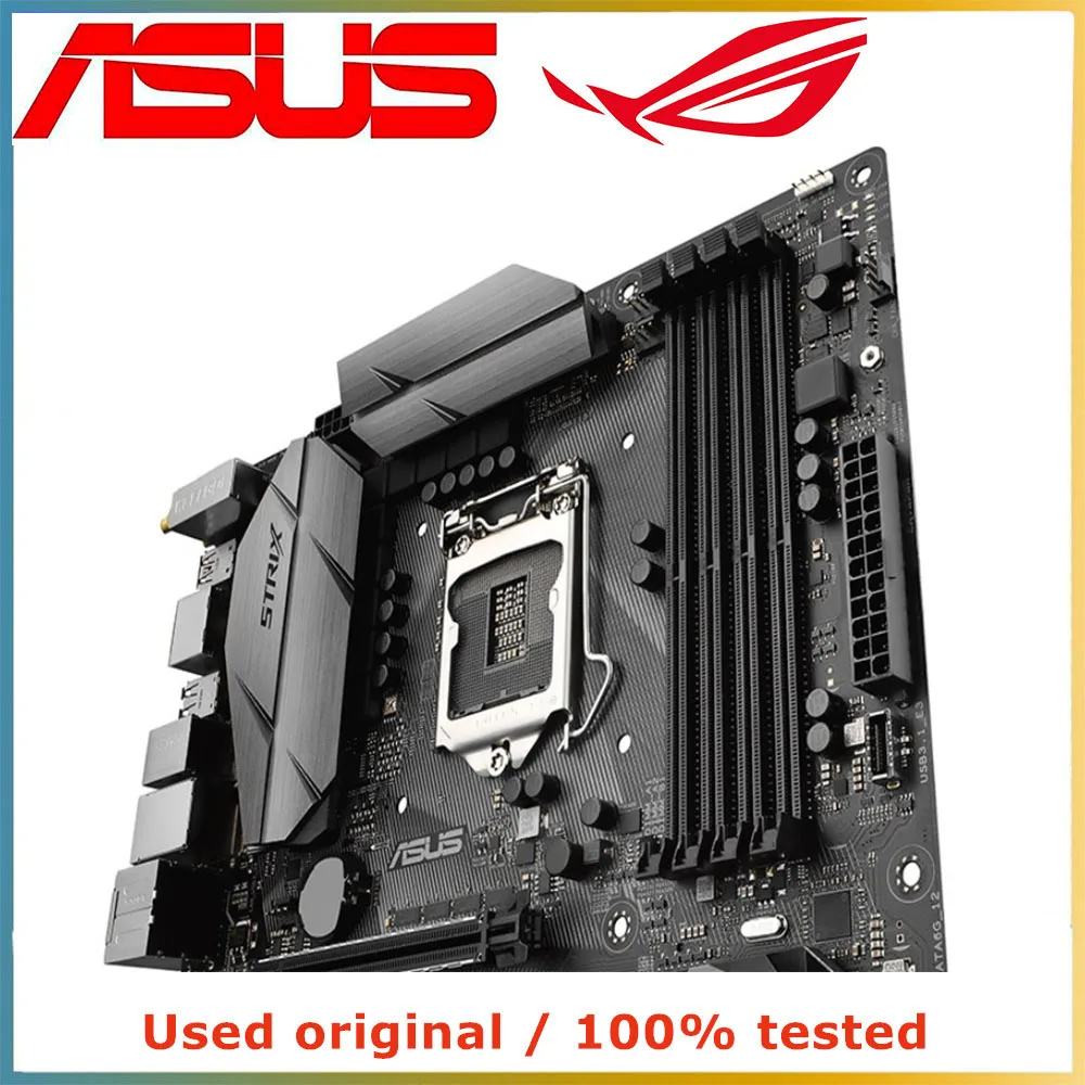 Imagem -05 - Asus-rog Strix Z270g Gaming Computer Motherboard M-atx Lga 1151 Ddr4 Desktop Mainboard M.2 Nvme Pci-e 3.0 X16