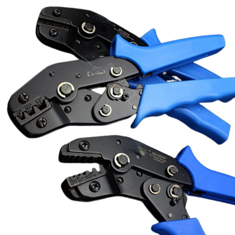 European Terminal Wire Stripper Mini SN Press Plier Elbow 7.5-Inch Cold Compression Pincers Terminal Crimping Pliers Press Plier