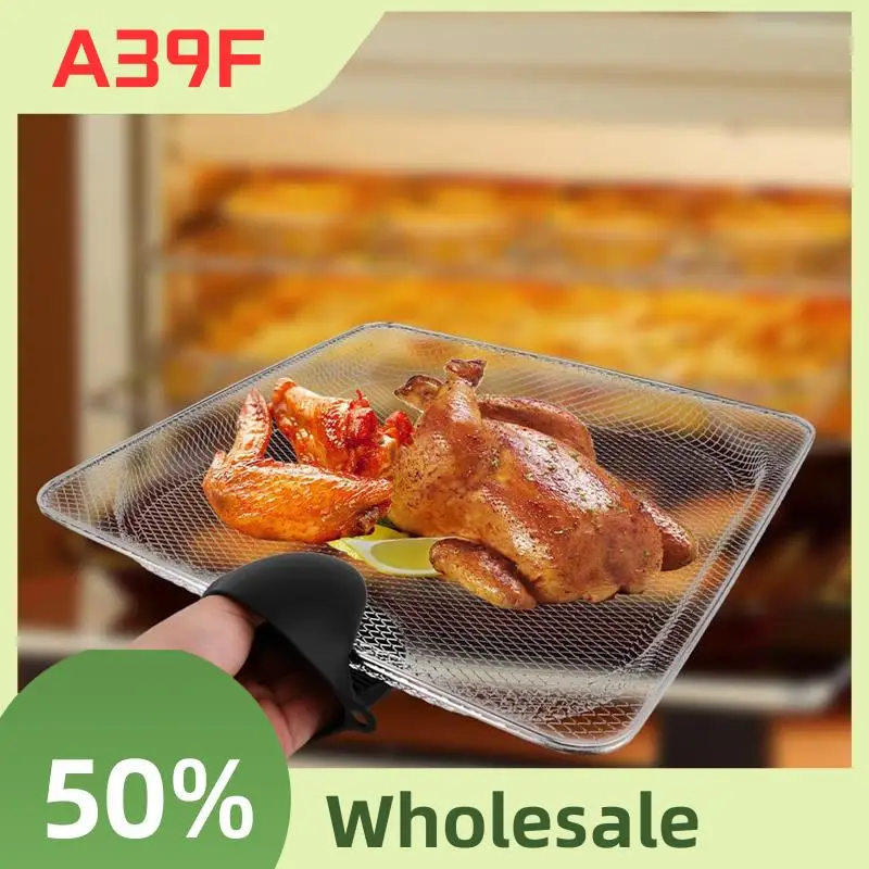 A39F العلوي مقلاة الهواء سلة الفرن المقلاة الهوائية سلة رف قابل للغسل ديهيدراتور رف للإزالة فرن سلة شبكية للنينجا فودي SP100 P