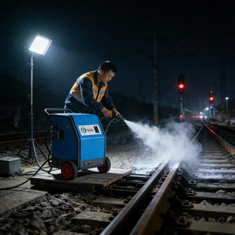 

China Factory Direct Small Dry Ice Wash Machine Commercial Grade Blast Cleaner for Car Rim and Engine Grease Removal