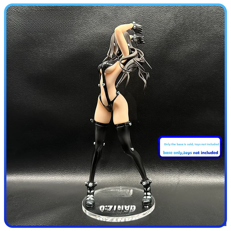 Transparent Acrylic Base Platform for Figurine Models Appmate Size Killing UC down Flat Linghua Sakaii M