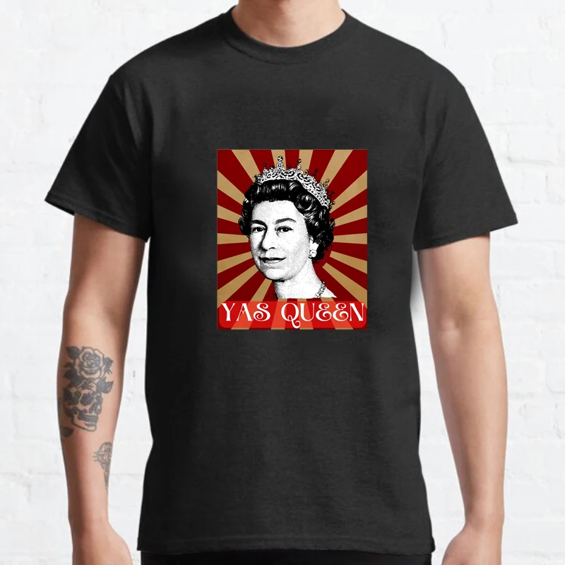 Rest In Peace Elizabeth II Printed T-shirt Tops Operation London Bridge London Bridge Is Down Death T shirt Long Live The Queen