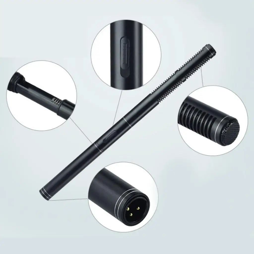 Face Microphone Prop Imitation Model Realistic Detachable for Professional Studio Content Creators Interview
