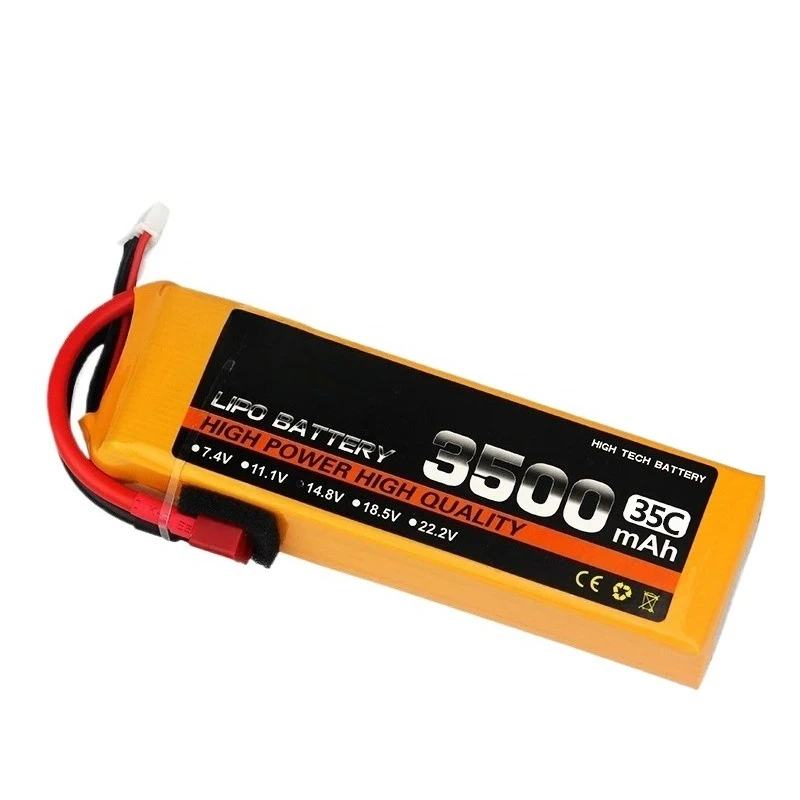 7.4V/11.1V/14.8V/22.2V 3500mAh For 35C Fixed-wing Drones FPV Drones Off-road Toy Cars Model Aircraft Lithium Batteries
