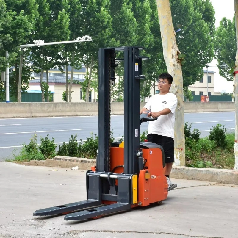 2.0 Ton Orange Stacker with Intelligent Control Easy Operation Safety Sensors Reduce Workplace Risks