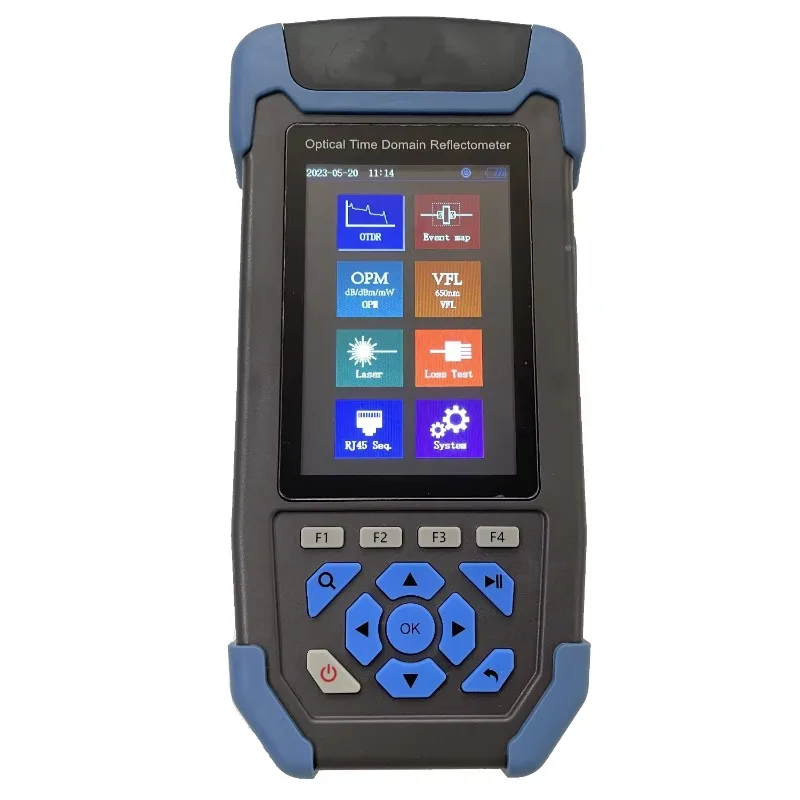 1610nm 24db 60km 8 Functions In 1 Device Fttx Ftth Online Live Pon Mini Otdr Fiber Analyzer Optical Time Domain Refrectometer