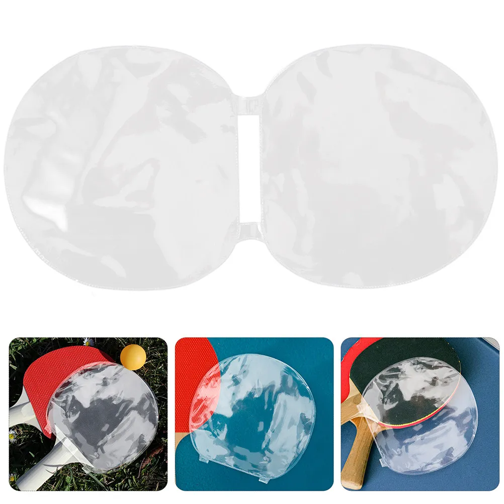 10Pcs Table Tennis Paddle Guard Film Double-Sided Thick Protective Rubber Adhesive Film Racket Safety Tape Paddle