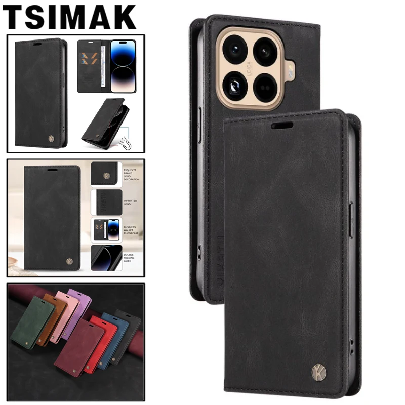 Flip Brieftasche Abdeckung Für Xiaomi 15T Pro Fall Haut Freundliche Leder Karte Slot Coque für Xiaomi Mi 15T 15TPro 15T Pro Xiaomi15 Funda
