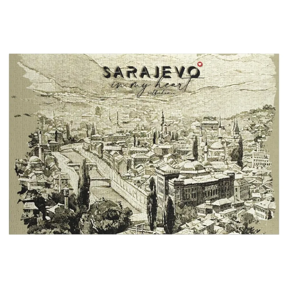 SARAJEVO LUBAVI MOJA Jigsaw Puzzle Personalised Name Personalized Gift Ideas Puzzle