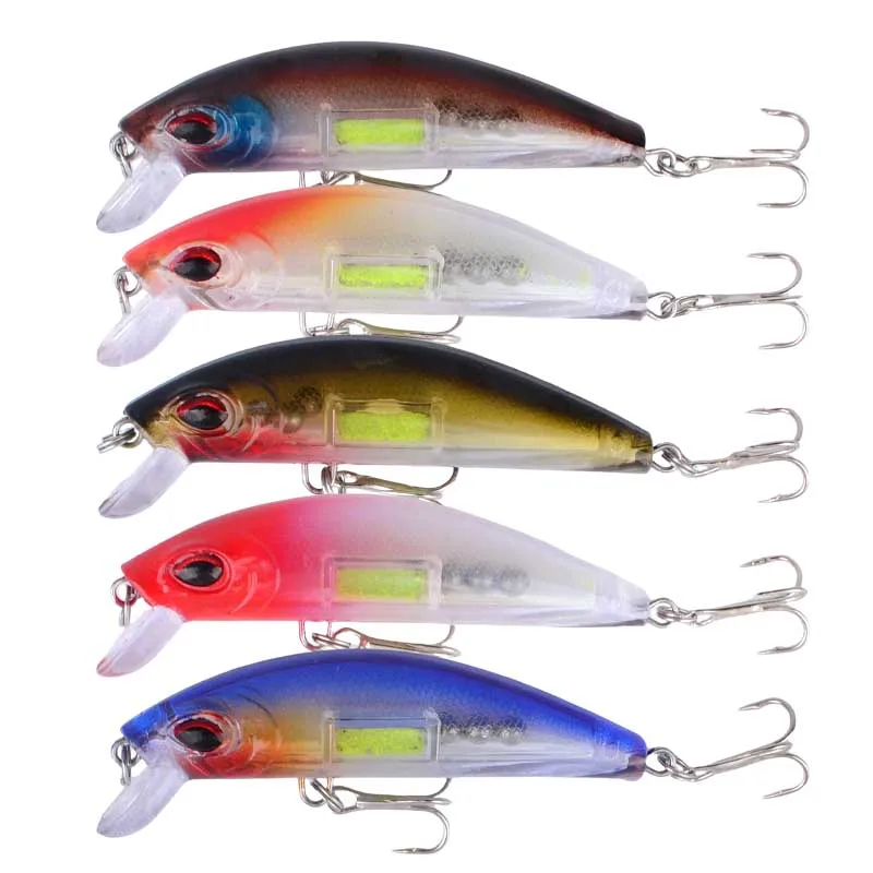 Señuelo Minnow Sinking para Lubina – Crankbait con Anzuelos Triples - imagen 2