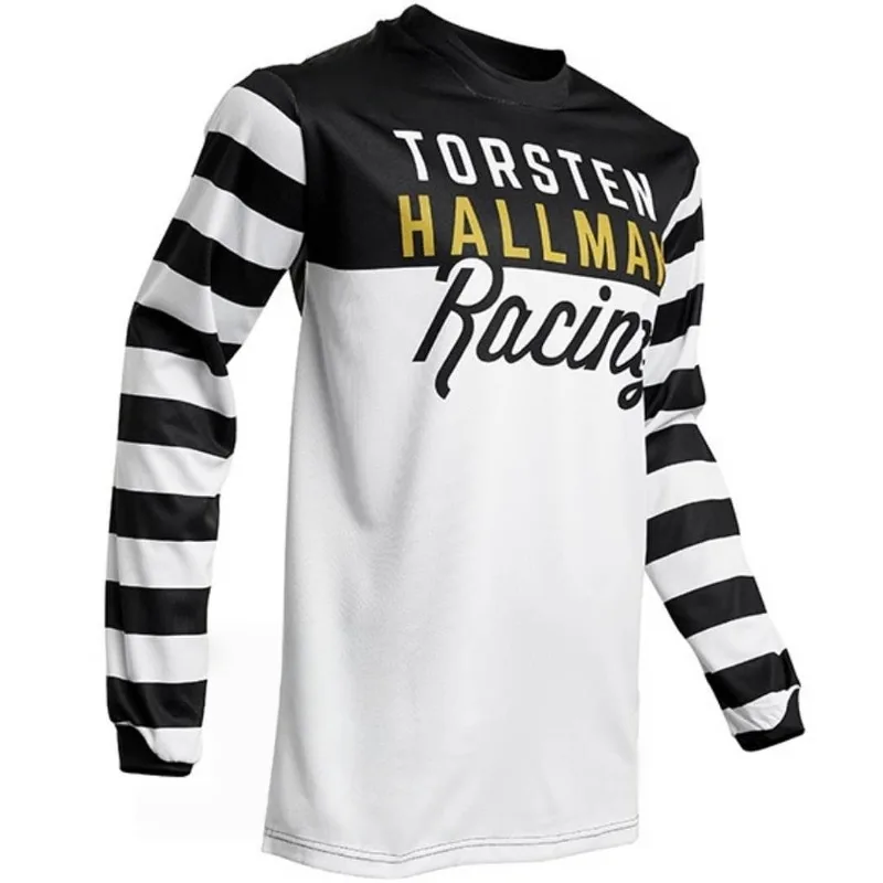 

Мужская одежда для внедорожного мотоцикла с длинным рукавом для горного велосипеда, футболка для велосипеда и мотоцикла, трикотаж для велоспорта, быстросохнущая для горного велосипеда