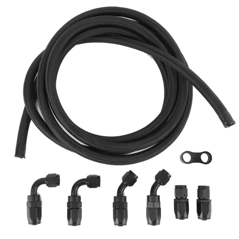 

Топливный шланг AN6 длиной 9,8 футов с адаптером, разделительным зажимом и универсальным комплектом для автомобиля