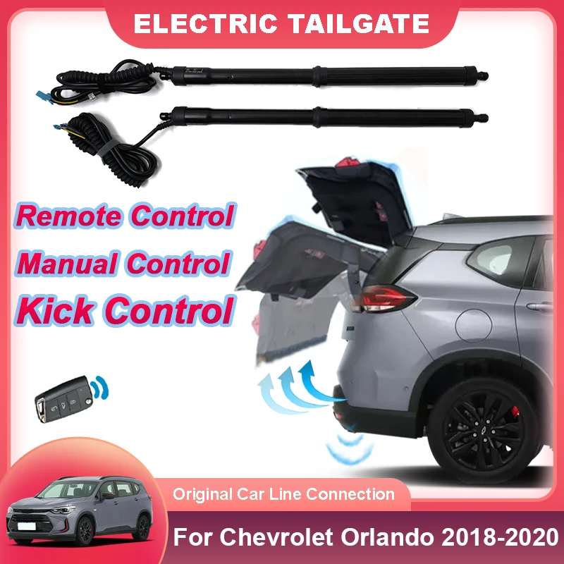 Caja trasera reacondicionada para coche, Sensor de patada de pie eléctrico inteligente, Motor eléctrico para maletero, Chevrolet Orlando, 2018 a 2020