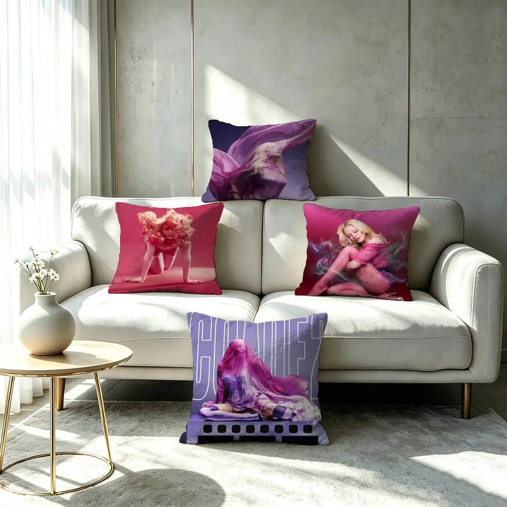 Madonna I Feel So Free Confessions Double-sided printed pillow cover Solid color minimalist pillowcase, fits all bedroom styles