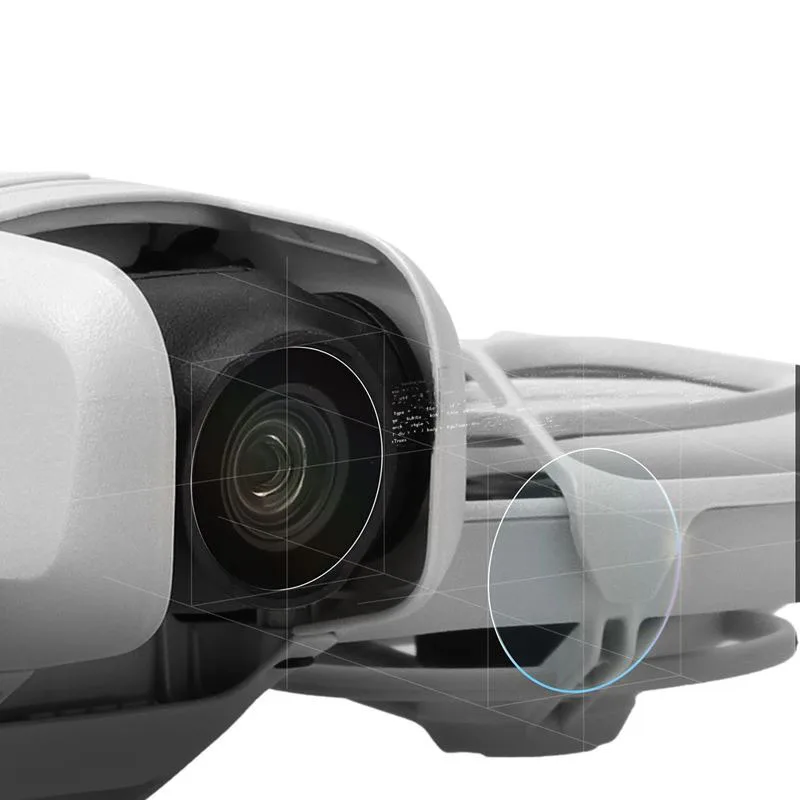 2PCS Hard กระจกนิรภัยเลนส์ป้องกันหน้าจอ HD ป้องกันฟิล์มสําหรับ DJI Neo Drone กล้องอุปกรณ์ป้องกัน