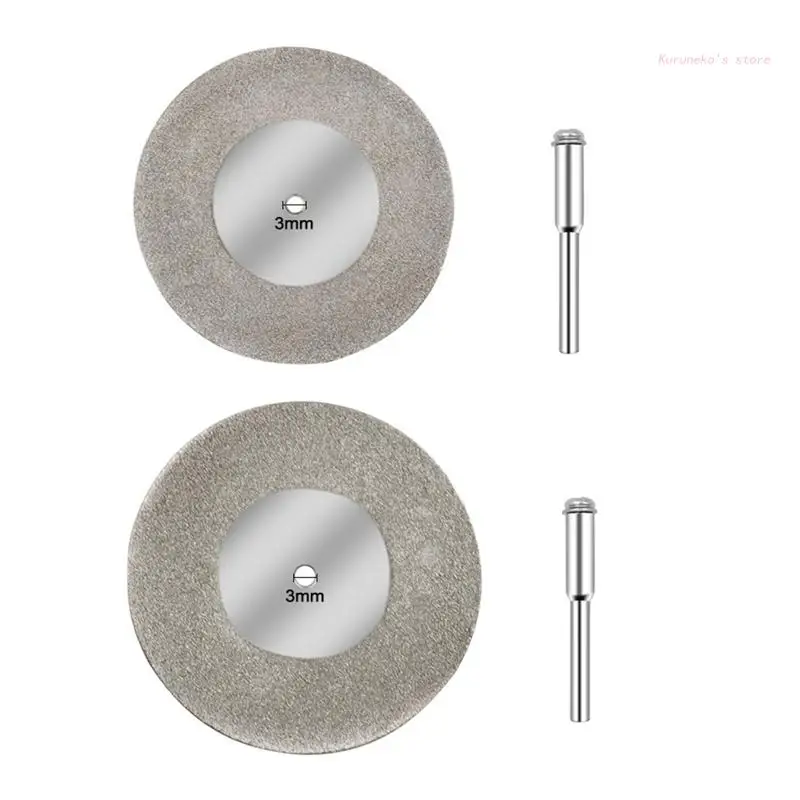 50/60Mm ตัดแผ่นเพชรจานเจียรเลื่อยวงกลม3Mm Shank Mata Bor HX6D