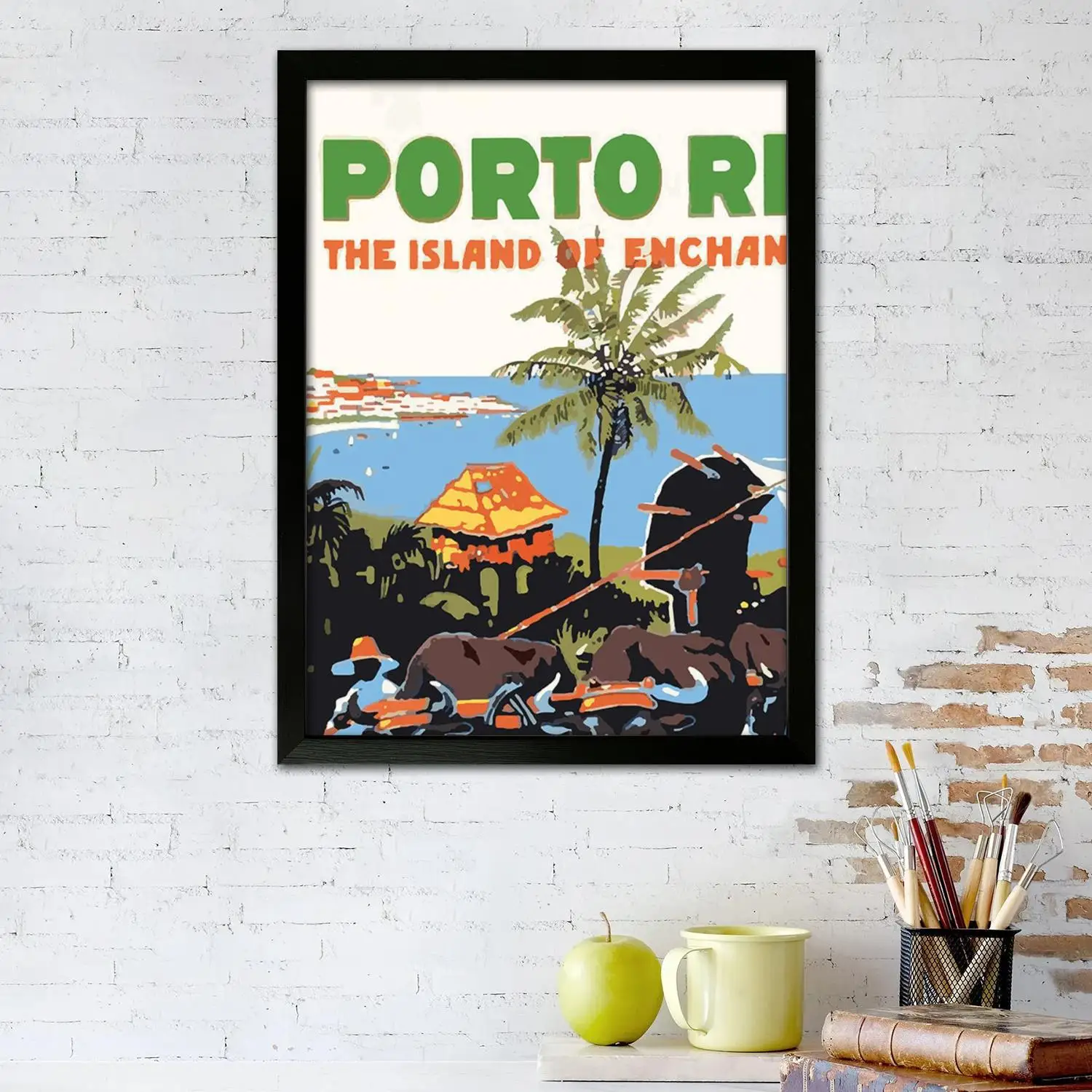 puerto rico Poster Prints Wall Art Canvas Painting Poster For Modern Family Living Room Home Decor