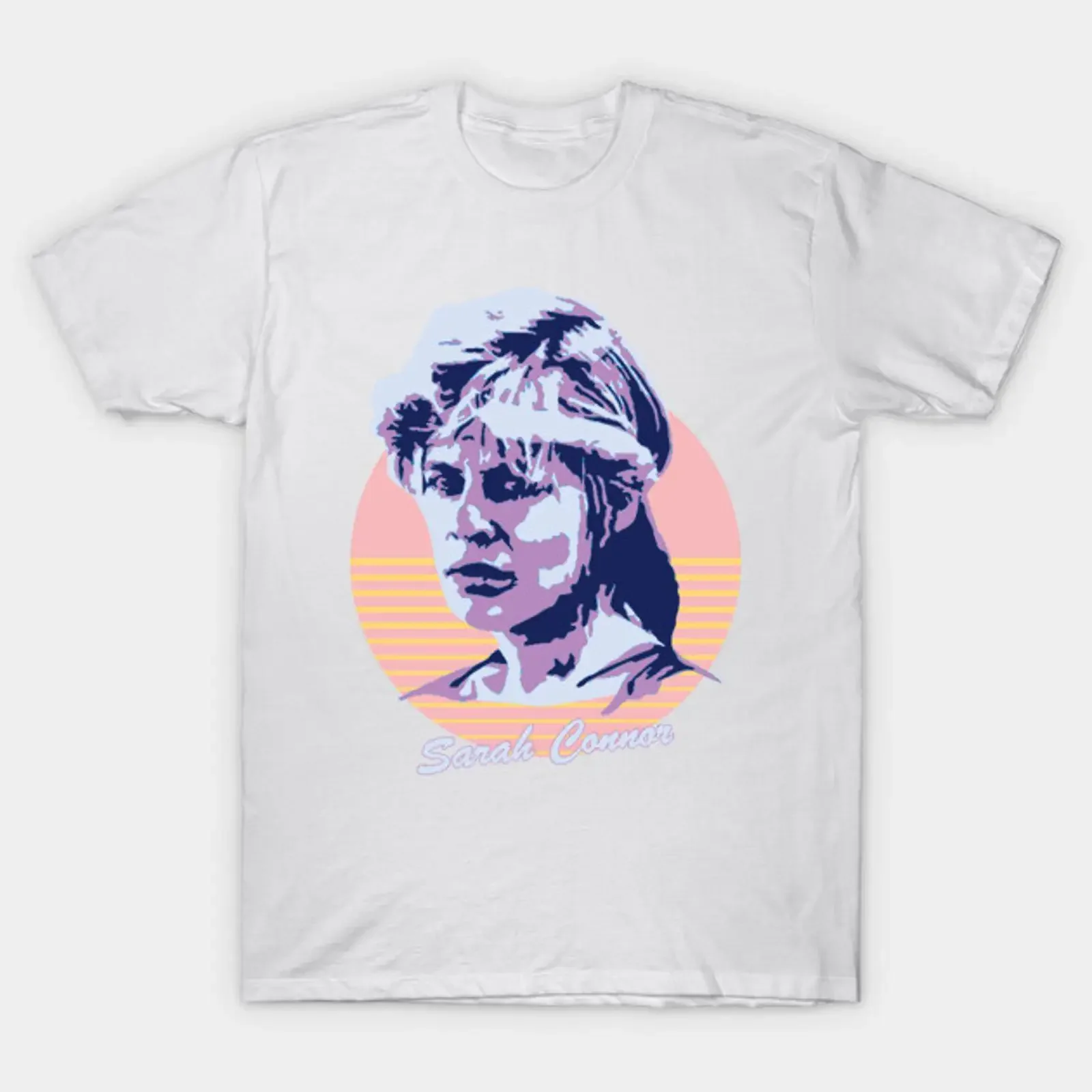Sarah Connor T Shirt vintage Washed Stretched graphic Soft Stylish Slightly Unisex Versatile Breathable homme designer clothes