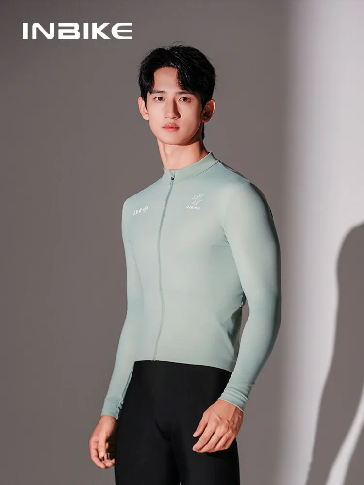 AliExpress INBIKE Men's Thermal Fleece Long Sleeve Cycling Jersey Autumn Winter Windproof Breathable Jackets for Road Bike Riding Clothing