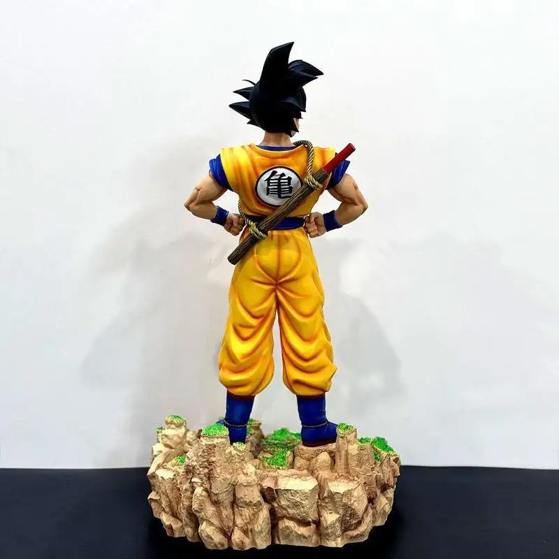 Jt Statue Is About 70cm Dragon Ball Dream Wukong Super Saiyan Action Figures Anime Peripheral Art Play Ornaments Gifts