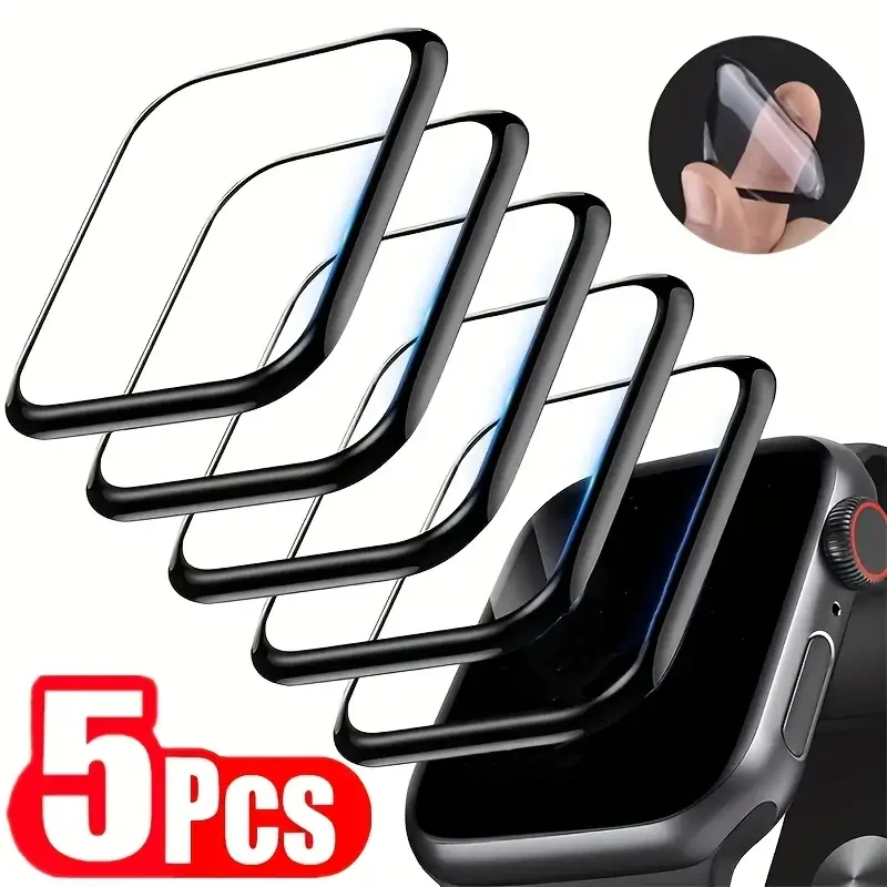 Screen Protector For Apple Watch Series 10-9-8-7-6 5 Se ultra-2 49mm 41mm 45-42-46mm 44mm (Not Tempered Glass) Film Accessories