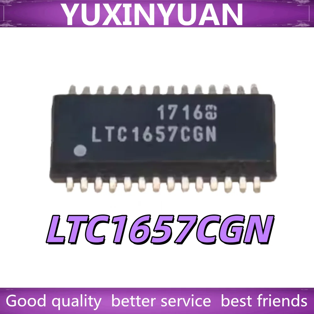 100% new original spot 16-bit DAC digital-to-analog converter LTC1657CGN SSOP28 Parallel 16-Bit Rail-to-Rail Micropower DAC