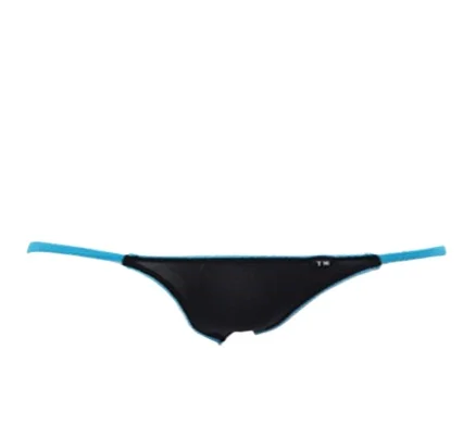 Color Contrast Nylon Briefs for men Low Rise Elastic Breathable Daily Underwear